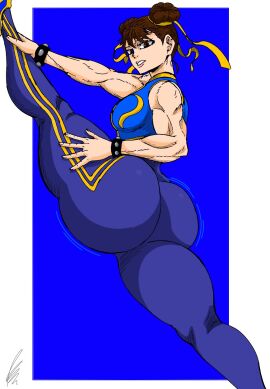 1girls 2024 2d 2d_(artwork) artist_signature asian asian_female ass ass_focus bendraws big_ass big_butt bracelets breasts brown_eyes brown_hair bubble_ass bubble_butt capcom chinese_clothes chinese_female chun-li curvaceous curvy curvy_female curvy_figure double_bun fat_ass female female_focus female_only flexible hair_ribbon hi_res high_resolution highres indigo_background large_ass leg_up light-skinned_female light_skin looking_back medium_breasts muscular muscular_arms muscular_female no_sex paag solo solo_female solo_focus splits street_fighter street_fighter_v stretching thick_ass toned toned_arms toned_female voluptuous voluptuous_female white_border