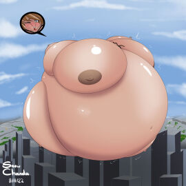 1boy androgynous areolae belly belly_expansion bloated_belly blush body_inflation breast_expansion brown_eyes brown_hair danganronpa danganronpa:_trigger_happy_havoc dark_nipples floating fujisaki_chihiro hyper inflation inflation_fetish light-skinned_male male male_inflation male_only moobs moobs_bigger_than_head naked navel nipples nude nude_male pecs puffy_cheeks snowchanda_(artist) spike_chunsoft sunken_head swelling thick_thighs thigh_inflation