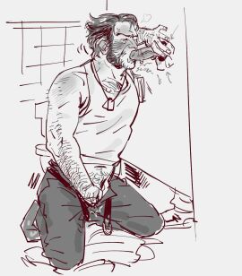 1cuntboy 2boys blowjob blush boner closed_eyes cuntboy cuntboy/male erection fellatio fingering fingering_self glory_hole hairy intersex lukewarmflukes male male_only marvel marvel_comics masturbation monochrome oral penis short_hair tank_top wolverine_(x-men) x-men yaoi