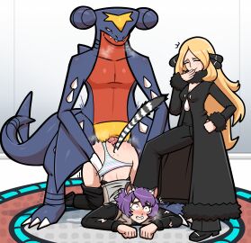 2024 3_toes 5_fingers absurd_res accessory all_fours ambiguous_penetration animal_genitalia animal_humanoid anthro anthro_penetrating anthro_penetrating_humanoid arm_fins arm_spikes ass ass_up biped black_bottomwear black_clothing black_coat black_ears black_eyebrows black_footwear black_pants black_shirt black_shoes black_tail black_topwear blonde_hair blue_body blue_clothing blue_fin blue_panties blue_tail blue_underwear blush blush_lines bodily_fluids bottomwear bottomwear_down breasts breath cat_humanoid claws cleavage clenched_teeth closed_eyes clothed clothing clothing_aside coat collarbone creatures_(company) cynthia_(pokemon) digitigrade doggy_style dominant dominant_anthro dominant_female dominant_human dominant_male dorsal_fin drooling empty_eyes erect_tail erection eyebrows eyelashes fangs feet felid felid_humanoid feline feline_humanoid female female_human female_humanoid female_penetrated fin fingers fist footwear from_behind_position front_view game_freak garchomp generation_4_pokemon genitals grey_clothing grey_panties grey_topwear grey_underwear grey_vest group hair hair_accessory hi_res human humanoid humanoid_on_anthro humanoid_penetrated inner_ear_fluff inside interspecies laugh leg_spikes lips long_coat long_hair long_sleeves male male/female male_anthro male_penetrating male_penetrating_female male_pokemon/female_human mammal mammal_humanoid markings motion_blur mouth_closed multicolored_body multicolored_clothing multicolored_ears multicolored_panties multicolored_underwear nintendo open_mouth overbite panties panties_aside pants pants_down partially_clothed penetration penile penile_penetration penis pink_clothing pink_inner_ear pink_lips pink_panties pink_penis pink_underwear plantigrade pokemon pokemon_(species) pokemon_champion pokephilia purple_clothing purple_hair purple_panties purple_underwear red_body ring_(marking) ringed_tail saliva saliva_on_face sex sheath shirt shoes short_hair signature slacks small_breasts smile sneakers spikes spikes_(anatomy) standing stepped_on striped_markings striped_tail stripes submissive submissive_female submissive_humanoid tail tail_fin tail_markings teeth thrusting toe_claws toes topwear torn_clothing torn_shirt torn_topwear torn_vest trio tuft two-tone_ears two-tone_tail underwear underwear_aside vein veiny_penis vest white_claws white_clothing white_ears white_eyes white_inner_ear_fluff white_panties white_spikes white_tail white_underwear wide_eyed wide_stance yellow_body yellow_clothing yellow_panties yellow_sheath yellow_underwear yenvudu