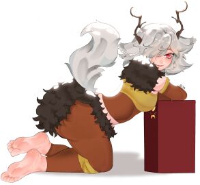 clothed cyadraws feet female solo spooky's_house_of_jump_scares spooky's_jump_scare_mansion tirsiak white_hair