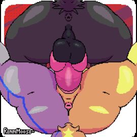 animated anthro anus ass balls big_penis bodily_fluids butt_slap canid canine canis cum cum_inside digital_media_(artwork) duo ejaculation female fox genital_fluids genitals hi_res knot male male/female mammal nude penetration penile penile_penetration penis penis_in_pussy pixel_(artwork) pixel_animation pixel_art pussy rennmoose sex slap squeezing tail vaginal_fluids vaginal_penetration wolf