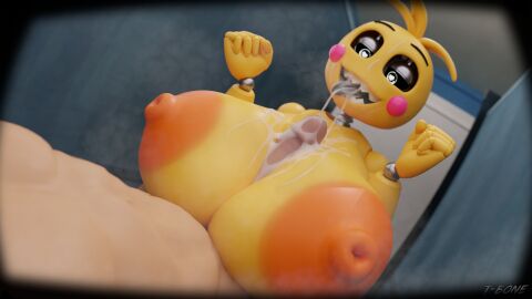1boy 1boy1girl 1girls 3d 3d_(artwork) 3d_model 3d_render animatronic_female areolae big_ass big_breasts big_penis cum cum_on_breasts cumshot cumshot_on_breasts five_nights_at_freddy's fnaf heart-shaped_pupils huge_breasts nipples paizuri penis robot_humanoid straight t-bone_(artist) tagme tongue_out toy_chica_(fnaf) toy_chica_(love_taste) video_games