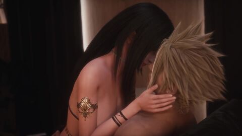 1boy 1girls big_ass big_breasts big_butt big_thighs black_hair blonde_hair cloud_strife cowgirl_position cum_inside final_fantasy hand_on_another's_ass indoors indoors_sex juicyneko light-skinned_female light-skinned_male light_skin long_hair longer_than_10_seconds longer_than_2_minutes longer_than_30_seconds longer_than_one_minute sex sitting sound straight tagme thick_thighs tifa_lockhart vagina vaginal_insertion vaginal_penetration vaginal_sex video