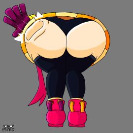 1girls 2024 armwear artist_name artist_signature ass ass_focus black_legwear black_panties bracelet brawl_stars clothed clothed_female clothing female female_focus female_only gold_bracelet legwear light-skinned_female light_skin melodie_(brawl_stars) panties pink_shoes psyko psykopuffik_frik purple_armwear self_spanking showing_ass skirt slap slapping slapping_ass slapping_butt slapping_own_ass spiked_bracelet spikes supercell thick_thighs wide_hips