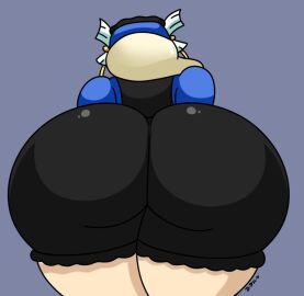 ass bending_over big_ass blonde_hair bloomers bloomers_(victorian) bubble_ass bubble_butt daisy-pink71 huge_ass large_ass lavenza persona persona_5 round_ass thick thick_ass thick_thighs underwear voluptuous