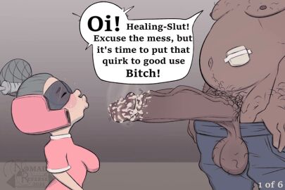 1boy 1girls :>= animated balls big_balls big_penis blowjob blowjob_face boku_no_hero_academia breasts chiyo_shuzenji clenched_balls cum cum_in_mouth cum_inside cum_on_face cum_out_nose cumshot dark-skinned_male dark_skin dialogue english_text excessive_cum facial fellatio female gilf granny huge_cock interracial male male/female my_hero_academia nomad_reverse older_female penis pubic_hair recovery_girl saggy_balls shuuzenji_chiyo slideshow slobber smegma smegma_in_mouth smegma_on_face spit stray_pubic_hair testicles text veiny_penis