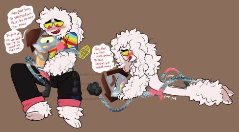 age_difference ambiguous_species blushing_profusely chimeracocks cyclops dialogue drooling female finger_fuck fingering fingering_partner fully_clothed glitch_creature grooming mr._small nude on_back on_lap pussy pussy_juice rob_(the_amazing_world_of_gumball) teacher_and_student teacher_fucking_student the_amazing_world_of_gumball trans_man vaginal_penetration