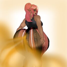 1girls ass big brat bratty cloud dark-skinned_female dark_skin eproctophillia face facefarting facesitting fart farting female fetish focus forbidden_pants gas gassy grabbing huge la_izzla leggings oc only pink_hair smelly solo stinky sweat sweaty