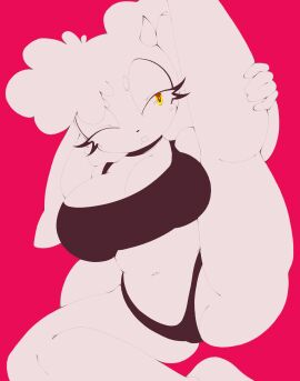 1girls bunny_ears bunny_girl fan_character female flat_colors lost_media mobian_(species) original_character parasol_(twhattup) simple_background simple_coloring sonic_(series) sonic_oc suggestive suggestive_gesture suggestive_look suggestive_pose twhattup yellow_eyes