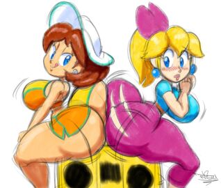 2025 2girls ass ass_focus ass_to_ass backboob big_breasts big_butt boombox bottom_heavy bottomless_skirt breasts bubble_ass bubble_butt butt clothed commission curvaceous curvy curvy_female dat_ass dirty_dancing fat_ass female female_only gold_boombox_(prevence) hourglass_figure hourglass_figured_female huge_ass huge_breasts huge_butt large_ass large_breasts large_butt mario_(series) mario_kart mario_kart_world nintendo no_bra princess_daisy princess_daisy_(swimwear) princess_peach princess_peach_(sightseeing) revealing_clothes seductive seductive_female seductive_look seductive_smile sideass sideboob tansau teasing thick_ass thin_waist twerking underass upskirt voluptuous voluptuous_female wasp_waist yoga_pants
