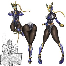 1boy 1girls approval ass ass_cleavage ass_focus ass_up ass_visible_through_thighs bending_over bending_over_position bent_over big_ass bodysuit bodysuit_under_clothes breasts bunny bunny_costume bunny_ears bunny_girl bunny_tail bunnysuit cleavage fat_ass female g_big helmet helmet_only heroine kamen_rider kamen_rider_jeanne kamen_rider_revice_(series) large_breasts looking_at_viewer male nosebleed pussy pussy_lips sakura_igarashi thick thick_ass thick_legs thick_thighs thighs thumbs_up visible_pussy white_background