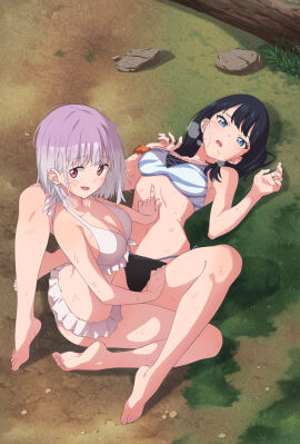 2021 2girls after_fight ass beaten beaten_up big_breasts bikini bikini_bottom bikini_bra bikini_top black_panties blue-haired_female bra breasts breath breathing busty busty_female catfight college college_girl college_student dominant_female fat_legs female female_focus female_only femsub fit fit_female from_above from_above_view grabbing_thigh grabbing_thighs grass grass_field grope groping groping_thighs gulim hands_on_partner hands_on_partner's_belly holding_thighs laying laying_down laying_on_ground legs_apart legs_around_partner log looking_at_viewer multiple_females multiple_girls on_ground pink_bikini pink_bikini_bottom pink_bikini_top pink_bottomwear purple-haired_female purple_hair red_eyes rock rocks scar scar_on_face scars scars_all_over seated shinjou_akane side_tie_bikini side_tie_bikini_bottom side_tie_panties sitting sitting_on_ground spread_legs ssss.gridman staring_at_viewer student students takarada_rikka teenager_on_teenager thick_female thick_legs thick_thighs top_view touching_belly touching_partner visible_breath wrestling young_female yuri