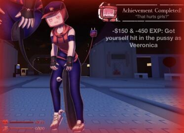 3d_background artist_request clit_torture commission cuntbust cuntbusting forsaken_(roblox) fully_clothed game_ui not_naked pain roblox roblox_background roblox_game robloxian robot_girl screencap_background skateboard tagme tail veeronica yeoouch