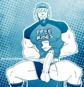 1boy arrow arrow_pointing_to_crotch ashley_(thepancakehub) backwards_baseball_cap balls bara baseball_cap biceps big_penis cocky ear_gauge erection facial_hair gay goatee goatee_stubble hair_over_eyes hands_behind_back inviting inviting_to_sex lip_piercing looking_at_viewer male male_focus male_only muscular muscular_arms muscular_chest muscular_thighs naughty_face neck_tattoo nipple_bulge nose_piercing nose_ring pecs penis penis_through_leghole piercing pov precum shirt shorts shorts_aside sideburns sideburns_stubble sitting smirk smirking_at_viewer smug snakebite_piercing solo solo_male spread_legs sticking_out_tongue tattoo text text_on_clothing text_on_topwear thepancakehub tongue tongue_out yaoi