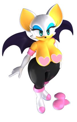 1girls 3d 3d_model alternate_breast_size bodysuit breasts breasts_out busty curvy_female earthwinddk2 female female_only mobian mobian_(species) mobian_bat neckline rouge_the_bat sega semi_nude solo sonic_(series) sonic_adventure_2 sonic_the_hedgehog_(series) spandex