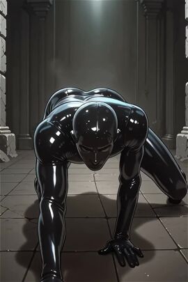 1boy ai_generated ai_generated_video latex_bodysuit skinny_male tagme video