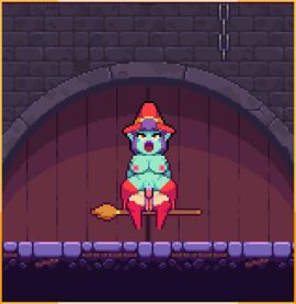 animated boobs breasts female female/female pixel_animation pixel_art scarlet_maiden video_game_character video_games