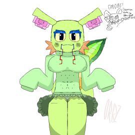 artist_name axolotl axolotl_girl axolotl_humanoid breasts cute cute_artstyle cute_eyes cute_face female hoodie my_singing_monsters orbz orbztherg panties pixolotl pussy self_upload skirt smile tail