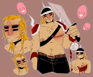 2d bileshroom breasts breasts_out buzzo_(lisa) female genderswap genderswap_(mtf) gore guro lisa_(series) lisa_the_painful no_shirt one_breast_out rule_63 shirtless_female sketch_page solo topless_female