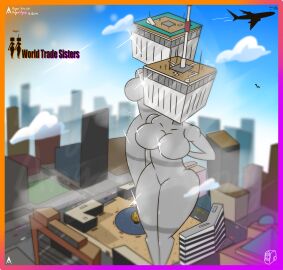 2girls 9/11 agonywelds angelsagony anthro ass breasts building buildings controversial controversy deki female female_only history male monster_girl never_forget nude offens offensive plane public_domain sensitive smaller_male taller_female tenna_(angelsagony) text thick_ass thick_thighs thighs twin_towers wide_hips worldtradesisters