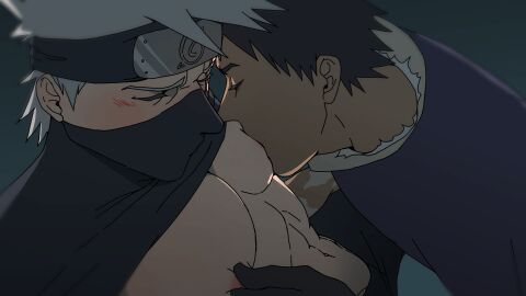 2d 2d_animation animated bara blush gay hatake_kakashi kakashi_hatake licking_male_nipple licking_pecs male male/male male_nipples male_only muscular muscular_male naruto naruto_(series) naruto_shippuden nipple_pinch nipple_tweak nipples nsfwbutter sucking_male_nipple sucking_male_nipples sucking_nipples sucking_pecs uchiha_obito yaoi