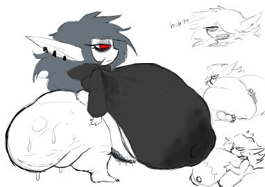 ass breasts female huge_ass huge_breasts oc original original_character pubic_hair short_stack slob sweat tagme yobaba