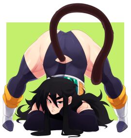 1girls alien alien/human alien_girl aspara_(swagkashi) dragon_ball dragon_ball_super dragon_ball_z female female_only jack-o'_pose jack-o_pose jackochallenge light-skinned_female light_skin oc original_character saiyan saiyan_female saiyan_tail swagkashi