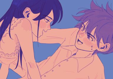 before_sex hero_(headspace)_(omori) hero_(omori) mari_(headspace)_(omori) mari_(omori) msdnno_kabeura omori