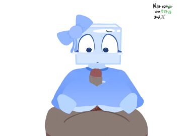 2d alight_motion animated boob_window boobjob bouncing_breasts bow breasts cool_as_ice cube_head domonic_(mild_as_spring) ice ice_cube iciella iciella_(cool_as_ice) incredibox_cool_as_ice incredibox_mod looking_at_penis looking_at_viewer looking_down loop looping_animation male mild_as_spring norvator paizuri paizuri_under_clothes penis questioning red_hair tagme white_background