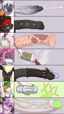 absurd_res animal_genitalia animal_penis anthro balls beverage big_penis black_hair black_penis blonde_hair blue_eyes bodily_fluids cephalopod chart clenched_teeth coffee coffee_cup coleoid container ct'hussian cum cumshot cup dark_body deer digital_media_(artwork) dragon ear_piercing ear_ring ejaculation emil-gee energy_drink english_text equid equine equine_genitalia equine_penis erection eulipotyphlan evageline_la_jauge eyewear female fish flared_penis food food_in_mouth foreskin fries fur futanari genital_fluids genital_piercing genital_tattoo genitals gesture gills gradient_hair green_eyes green_hair green_penis group hair hand_gesture hedgehog hi_res holding_object horn horse humanoid_genitalia humanoid_penis hybrid hybrid_genitalia hybrid_penis intersex kerchief lips male mammal marine medial_ring mollusk monster_energy monster_energy_can multicolored_body multicolored_hair multicolored_penis mythological_creature mythological_scalie mythology nude penis penis_chart penis_comparison penis_size_chart penis_size_comparison penis_size_difference penis_tattoo piercing pink_hair pink_sclera plant pointing potato purple_body ring_piercing saliva scalie shark simple_background size_chart size_comparison smile soraya_dax spiked_penis spikes spikes_(anatomy) spots spotted_genitalia spotted_penis starbucks sunglasses tattoo teeth text thick_lips two-tone_body two-tone_genitals two-tone_hair two-tone_penis uncircumcised vegetable vein veiny_penis vendetta4 white_body white_fur yukensha