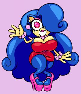 bimbofication bracelet breasts curvy earrings eyeshadow female female_only feminization femsub frost-lock frostedwarlock furry happy_trance heart_eyes hedgehog_girl high_heels huge_breasts large_hips makeup necklace piercing rule_63 solo sonic_(series) sonic_the_hedgehog sonic_the_hedgehog_(series) stepfordization symbol_in_eyes transformation