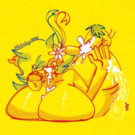 1futa 1girls 2boys ass background balls big_ass big_balls big_breasts big_butt big_penis blue_hair breast_squeeze breasts cock_in_ass cock_in_mouth countryhumans countryhumans_girl cum cum_drip cum_in_ass cum_in_mouth cum_on_body cum_on_breasts cum_on_hand cumshot disembodied_penis female female_focus flower_in_hair flower_on_head futanari halftone huge_ass huge_breasts huge_cock implied_futa intersex intersex_penetrating_female japan_(countryhumans) male male_penetrating_female penetration penis penis_in_mouth philippines_(countryhumans) red_body sex solo_focus spain_(countryhumans) tentacle_penis united_states_of_america_(countryhumans) watermark white_body