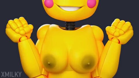 3d 3d_animation alternate_version_available animatronic animatronic_female animatronic_girl breasts breasts_focus completely_naked completely_naked_female completely_nude completely_nude_female eyes_out_of_focus female female_only female_solo five_nights_at_freddy's fnaf lovetaste_chica no_sound nude nude_female robot robot_female robot_girl shaking shaking_breasts shorter_than_10_seconds solo solo_female solo_robot tagme tongue tongue_out toy_chica_(fnaf) toy_chica_(love_taste) video x3milky yellow_body