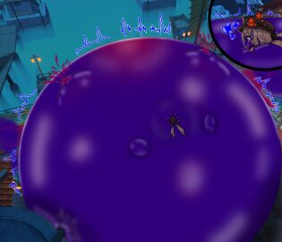 1girls absurd_res aroused blue_body blue_skin blue_skinned_female blueberry_inflation blueberry_juice female female_only genshin_impact hoyoverse hu_tao_(genshin_impact) hyper_inflation inflation inflation_sequence lactating lactation lactation_without_expressing mihoyo naked naked_female northkelp nude nude_female overhead_view sequence solo_female sunken_head sunken_limbs