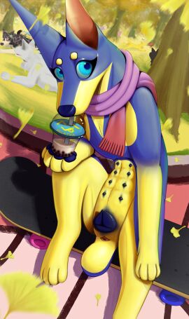 2025 affairy ambiguous_gender anatomically_correct anatomically_correct_genitalia anatomically_correct_vulva animal_genitalia animal_vulva anus autumn black_body black_fur black_nose blue_body blue_eyes blue_fur border_collie canid canine canine_genitalia canine_vulva canis clover_(plant) clover_leaf collie digital_drawing_(artwork) digital_media_(artwork) dobermann domestic_dog drinking drinking_straw eyelashes falling_leaves female feral four_leaf_clover fur genitals ginkgo_leaf_(plant) herding_dog hi_res hikle hikleloveshiking holding_object human leaf looking_at_viewer mammal multi_nipple multicolored_body multicolored_fur nipples nude open_mouth outside park pastoral_dog pinscher plant purple_eyes scarf sheepdog sitting skateboard smile solo tail teeth tree vehicle vulva white_body white_fur yellow_body yellow_fur