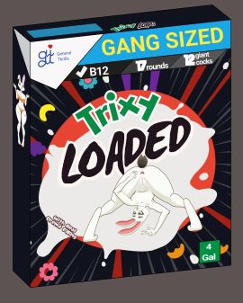 absurd_res ahe_gao anal anthro bodily_fluids cum cum_drip cum_in_ass cum_in_mouth cum_inside dripping droctopotmai female general_mills genital_fluids hi_res inflation lagomorph leporid looking_pleasured mammal mascot parody rabbit solo trix trix_rabbit