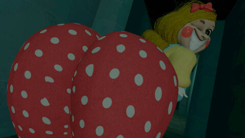 ass ass_bigger_than_head ass_focus miss_delight poppy_playtime poppy_playtime_(chapter_3) skulltronprime969 solo thick_ass thick_legs thick_thighs