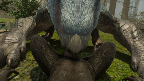 3d anatomically_correct animal_genitalia animal_pussy anthro canid canine canine_genitalia canine_pussy capcom claws crossover cunnilingus digitigrade duo female feral first_person_view flying_wyvern fur genitals hi_res male male/female male/male mammal monster_hunter mythological_canine mythological_creature mythology nargacuga oral plant pussy receiving_pov sex skyrim skyrim_werewolf solskoll submissive submissive_pov taker_pov the_elder_scrolls tree vaginal_penetration were werecanid werecanine werewolf zoophilia