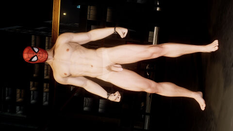 ass baraadicts big_ass big_penis male marvel marvel_comics penis peter_parker spider-man spider-man_(series)