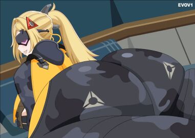 1girls animated areola ass ass_focus big_ass big_breasts big_thighs blonde_hair blush breasts city covered_eyes evov1 eye_mask female from_behind gif gigantic_ass gigantic_breasts gigantic_thighs highres huge_ass huge_breasts huge_thighs live2d long_hair long_sleeves looking_at_viewer looking_back lying parted_bangs ponytail smile sweat sweatdrop sweating tagme thick_thighs thighs trigger_(zenless_zone_zero) zenless_zone_zero