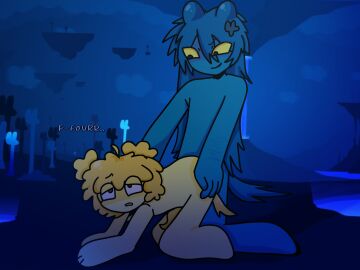 battle_for_dream_island bfb bfdi bfdia doggy_style eyelids eyes_rolling_back four_(bfb) male moaning moaning_name object_shows osc penetration penis pounding_ass tail_grab tentacle_cock tentacle_dick tentacle_penis tentacle_sex the_exit tpot x_(bfb) x_finds_out_his_value