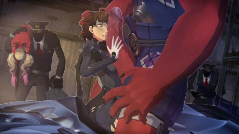 2boys 2girls ann_takamaki ann_takamaki_(panther) atlus beaten before_rape blood_on_face bodysuit brown_hair clothing defeat defeated defeated_heroine female female_focus gloves heroine_in_trouble huge_cock human imminent_creampie imminent_impregnation imminent_penetration imminent_rape imminent_sex imminent_vaginal johanna_(persona) larger_male light-skinned_female light_skin makoto_niijima makoto_niijima_(queen) male male/female monster pale-skinned_female pale_skin penis persona persona_5 persona_5_royal phantom_thief_suit pink_gloves precum pussy red_eyes ryona scared scared_expression sexual_assault shadow_(persona) short_hair smaller_male teenage_female teenager torn_clothes torn_clothing uriziel38 white_gloves worried worried_expression worried_face