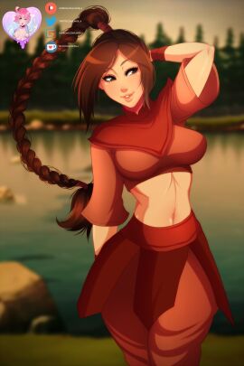 1girls 2024 2d 2d_(artwork) artist_name artist_signature asian asian_female athletic athletic_female avatar_legends avatar_the_last_airbender baggy_pants belly belly_button big_breasts blurry_background braid braided_ponytail breasts brown_eyes brown_hair busty cowboy_shot cute female female_focus female_only fire_nation flowing_hair forest gumroad_username halter_top hand_behind_head ko-fi_username lake law-zilla long_hair looking_to_the_side loose_sleeves midriff midriff_baring_shirt nature navel nonbender outdoors patreon_username pink_clothing ponytail pose posing questionable river sfw smile solo solo_female solo_focus standing swept_bangs teenage_female teenager thick_lips thick_thighs thin_waist tummy twitter_username ty_lee very_long_hair water wide_hips wind wrist_wraps