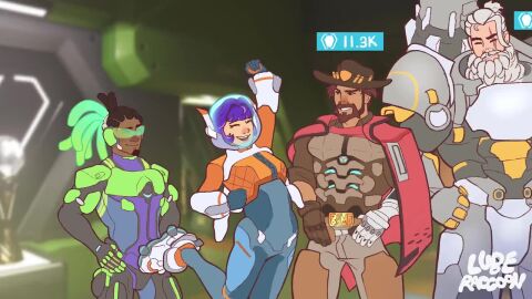 anal anal_sex animated breeding cole_cassidy daddy dilf female fluid_animation gay impregnation lucio_(overwatch) lyu-beh_(luberaccoon) male moaning moaning_in_pleasure overwatch penetration reaper reinhardt soldier_76 sound tagme thrusting_into_ass video white_hair