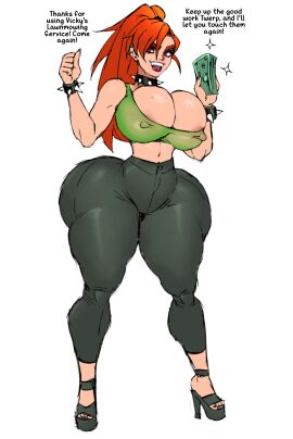 1girls ass ass_bigger_than_head babysitter big_ass big_booty big_breasts big_butt big_thighs bracelet bracelets breasts cash choker cleavage clothed female female_focus female_only high_heels huge_ass huge_booty huge_breasts huge_butt huge_thighs hyper_ass jay-marvel jeans large_ass large_booty large_breasts large_butt large_thighs large_tits money nickelodeon nipple_bulge nipples nipples_visible_through_clothing no_bra pierced_tongue platform_heels redraw revealing_clothes skin_tight skin_tight_clothes skin_tight_pants skintight skintight_clothing spiked_bracelet spiked_collar tagme text the_fairly_oddparents thick_thighs thighs tight_clothing tight_jeans tight_pants vicky_(fairly_odd_parents)
