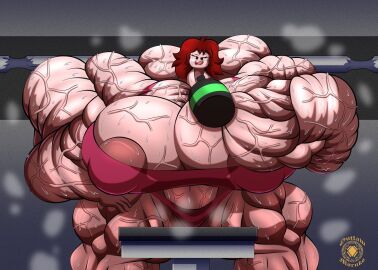 female friday_night_funkin girlfriend_(friday_night_funkin) hyper hyper_muscles muscles muscular muscular_female outlawmoruko tagme