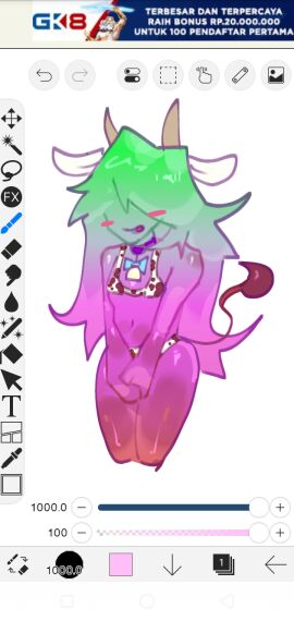 bikini blush clothing cow_bikini cow_ears cow_horns cow_tail eyeless femboy ibispaintx inspired long_hair male male_only maomaocatmao mostly_nude multicolored_body multicolored_hair nude pantie panties pastel pink_hair raised_tail regretevator roblox roblox_game screenshot self_upload simple_background solo string_bikini thick_thighs unpleasant_gradient white_background