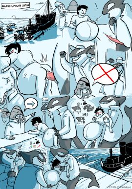 ! 6+boys accidental_impregnation after_anal after_anal_penetration after_sex against_surface against_wall alcohol alley anal anal_sex animal_genitalia animal_penis anthro anthro_on_human anthro_penetrating anthro_penetrating_human ass bar bar_stool barrel bartender beer beer_mug bent_over_barrel beverage big_dom_small_sub blush boat bodily_fluids bottomless_male bottomwear bottomwear_around_one_leg bottomwear_down brick_wall canid caprascharm cetacean cetacean_genitalia cetacean_humanoid cetacean_penis clothing clothing_around_one_leg cloud crate cum cum_drunk cum_from_ass cum_in_ass cum_inside cum_on_ground cum_on_leg cum_on_partner cum_on_partner's_leg cum_on_perineum dock docks dolphin dominant drunk drunk_sex duo emanata excessive_cum excessive_genital_fluids eye_patch eyepatch eyewear furniture gangbang gay gay_anal gay_male gay_sex genital_fluids genitals group group_sex hat headgear headwear hi_res human human_on_anthro human_penetrated humanoid_on_human idea_bulb impregnation inflation interspecies interspecies_impregnation kidnapping large_penis leaking leaking_anus leaking_cum light_bulb lightbulb linea_nigra liquor liquor_bottle male male/male male_impregnation male_pregnancy mammal marine moonshine_(drink) multiple_doms_one_sub multiple_penises oceanic_dolphin orca orca_humanoid outdoors outie_navel pants pantsless_anthro penetration penile penile_penetration penis perineum pier pinniped pregnancy pregnant pregnant_male public public_sex running_bond sailor sex sex_tourism shanghaied ship size_difference small_penis smokestack smoking speech_bubble spoken_! spoken_ellipsis spoken_exclamation_mark spoken_no_sign spoken_symbol spoken_x stomach_bulge stool substance_intoxication sun taking_turns tapering_penis time_skip toothed_whale uncensored vehicle walrus walrus_humanoid watercraft wharf