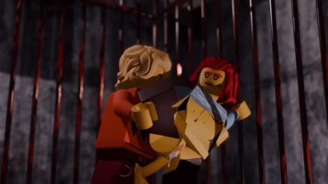 1boy 1girls adult_and_teenager age_difference animated balls belly_button biting_lip biting_own_lip blonde_hair boobs bottomless cheating_girlfriend cum_inside fit_female fun_paramedic holding_bar holding_bars holding_legs in_cage lego lifting_shirt lloyd_garmadon math moaning moaning_in_pleasure ninjago ninjago:_dragons_rising older_male_and_younger_female older_penetrating_younger on_one_leg one_leg_up partially_clothed red_hair sound sweater tagme teenage_girl testicles video wyldfyre_(ninjago)